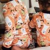 image:imageBurts Bees Baby Girls Organic Cotton Sleep and Play Footed Pajamas  Easy zip front PJs feature a 2way zipper to ensure newborns have a restful nights sleepStarry Ghost
