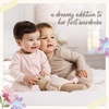 image:imageBurts Bees Baby Girls Organic Cotton Sleep and Play Footed Pajamas  Easy zip front PJs feature a 2way zipper to ensure newborns have a restful nights sleepPink Golden Bee