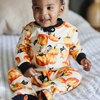 image:imageBurts Bees Baby Girls Organic Cotton Sleep and Play Footed Pajamas  Easy zip front PJs feature a 2way zipper to ensure newborns have a restful nights sleepSneaky Cats 1pack