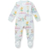 image:imageBurts Bees Baby Girls Organic Cotton Sleep and Play Footed Pajamas  Easy zip front PJs feature a 2way zipper to ensure newborns have a restful nights sleepDream Ballet