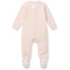 image:imageBurts Bees Baby Girls Organic Cotton Sleep and Play Footed Pajamas  Easy zip front PJs feature a 2way zipper to ensure newborns have a restful nights sleepPink Solid Rib