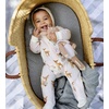 image:imageBurts Bees Baby Girls Organic Cotton Sleep and Play Footed Pajamas  Easy zip front PJs feature a 2way zipper to ensure newborns have a restful nights sleepSweet Doe