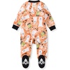 image:imageBurts Bees Baby Girls Organic Cotton Sleep and Play Footed Pajamas  Easy zip front PJs feature a 2way zipper to ensure newborns have a restful nights sleepStarry Ghost