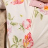 image:imageBurts Bees Baby Girls Organic Cotton Sleep and Play Footed Pajamas  Easy zip front PJs feature a 2way zipper to ensure newborns have a restful nights sleepRose Garden 1pack
