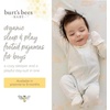 image:imageBurts Bees Baby Girls Organic Cotton Sleep and Play Footed Pajamas  Easy zip front PJs feature a 2way zipper to ensure newborns have a restful nights sleepSneaky Cats 1pack