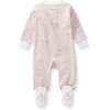 image:imageBurts Bees Baby Girls Organic Cotton Sleep and Play Footed Pajamas  Easy zip front PJs feature a 2way zipper to ensure newborns have a restful nights sleepIce Skates