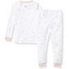 image:imageBurts Bees Baby Girls Organic Cotton Pajamas Toddler PJ Set 2PC  Soft cozy snug fitting pajamas feature stretchy ribbed cuffs and hand painted prints to make bedtime a breezePink Golden Bee