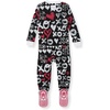 image:imageBurts Bees Baby Boys Organic Cotton Snug Fit Footed Sleeper Pajamas  Convenient 2way zip front sleeper pajama is equipped with nonslip bee grips for active littles on the moveXo Doodles