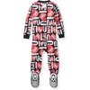 image:imageBurts Bees Baby Boys Organic Cotton Snug Fit Footed Sleeper Pajamas  Convenient 2way zip front sleeper pajama is equipped with nonslip bee grips for active littles on the moveBig Love
