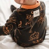 image:imageBurts Bees Baby Boys Organic Cotton Snug Fit Footed Sleeper Pajamas  Convenient 2way zip front sleeper pajama is equipped with nonslip bee grips for active littles on the moveHaunty Halloween