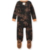 image:imageBurts Bees Baby Boys Organic Cotton Snug Fit Footed Sleeper Pajamas  Convenient 2way zip front sleeper pajama is equipped with nonslip bee grips for active littles on the moveHaunty Halloween
