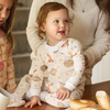 image:imageBurts Bees Baby Boys Organic Cotton Snug Fit Footed Sleeper Pajamas  Convenient 2way zip front sleeper pajama is equipped with nonslip bee grips for active littles on the moveEggs  Coffee