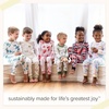 image:imageBurts Bees Baby Boys Organic Cotton Snug Fit Footed Sleeper Pajamas  Convenient 2way zip front sleeper pajama is equipped with nonslip bee grips for active littles on the moveBlue Golden Bee