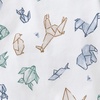image:imageBurts Bees Baby Boys Organic Cotton Snug Fit Footed Sleeper Pajamas  Convenient 2way zip front sleeper pajama is equipped with nonslip bee grips for active littles on the moveOrigami Animals