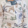 image:imageBurts Bees Baby Boys Organic Cotton Snug Fit Footed Sleeper Pajamas  Convenient 2way zip front sleeper pajama is equipped with nonslip bee grips for active littles on the moveOrigami Animals