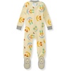 image:imageBurts Bees Baby Boys Organic Cotton Snug Fit Footed Sleeper Pajamas  Convenient 2way zip front sleeper pajama is equipped with nonslip bee grips for active littles on the movePlay With Your Food