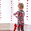 image:imageBurts Bees Baby Boys Organic Cotton Snug Fit Footed Sleeper Pajamas  Convenient 2way zip front sleeper pajama is equipped with nonslip bee grips for active littles on the moveBig Love