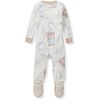 image:imageBurts Bees Baby Boys Organic Cotton Snug Fit Footed Sleeper Pajamas  Convenient 2way zip front sleeper pajama is equipped with nonslip bee grips for active littles on the moveMaking Music
