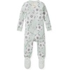 image:imageBurts Bees Baby Boys Organic Cotton Snug Fit Footed Sleeper Pajamas  Convenient 2way zip front sleeper pajama is equipped with nonslip bee grips for active littles on the moveSoccer Goal