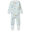 image:imageBurts Bees Baby Boys Organic Cotton Snug Fit Footed Sleeper Pajamas  Convenient 2way zip front sleeper pajama is equipped with nonslip bee grips for active littles on the moveKite Festival
