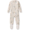 image:imageBurts Bees Baby Boys Organic Cotton Snug Fit Footed Sleeper Pajamas  Convenient 2way zip front sleeper pajama is equipped with nonslip bee grips for active littles on the moveKarate Creatures