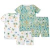 image:imageBurts Bees Baby Unisex Organic Cotton Short Sleeve amp Shorts PJ Set 2PC  Snug fitting yet comfy warm weather pajamas sets are made in our classic rib fabricBeachy Palms  Surf Shop