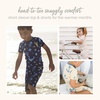 image:imageBurts Bees Baby Unisex Organic Cotton Short Sleeve amp Shorts PJ Set 2PC  Snug fitting yet comfy warm weather pajamas sets are made in our classic rib fabricGarden Chores