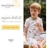 image:imageBurts Bees Baby Unisex Organic Cotton Short Sleeve amp Shorts PJ Set 2PC  Snug fitting yet comfy warm weather pajamas sets are made in our classic rib fabricBeachy Palms  Surf Shop