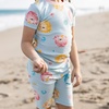 image:imageBurts Bees Baby Unisex Organic Cotton Short Sleeve amp Shorts PJ Set 2PC  Snug fitting yet comfy warm weather pajamas sets are made in our classic rib fabricPuffer Fish