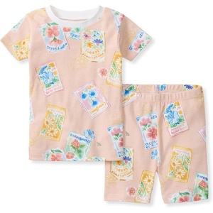 image:imageBurts Bees Baby Unisex Organic Cotton Short Sleeve amp Shorts PJ Set 2PC  Snug fitting yet comfy warm weather pajamas sets are made in our classic rib fabricFlower Seeds