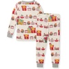 image:imageBurts Bees Baby Organic Cotton Pajamas for Boys 100 Cotton Pajama Set for Toddlers and Kids Soft and Stretchable FabricHoliday Train