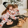 image:imageBurts Bees Baby Organic Cotton Pajamas for Boys 100 Cotton Pajama Set for Toddlers and Kids Soft and Stretchable FabricHoliday Train