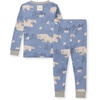 image:imageBurts Bees Baby Organic Cotton Pajamas for Boys 100 Cotton Pajama Set for Toddlers and Kids Soft and Stretchable FabricPolar Mountain Blue
