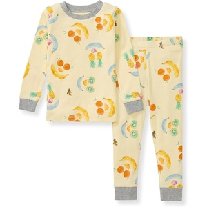 image:imageBurts Bees Baby Organic Cotton Pajamas for Boys 100 Cotton Pajama Set for Toddlers and Kids Soft and Stretchable FabricPlay With Your Food