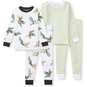 image:imageBurts Bees Baby Organic Cotton Pajamas for Boys 100 Cotton Pajama Set for Toddlers and Kids Soft and Stretchable FabricToucan